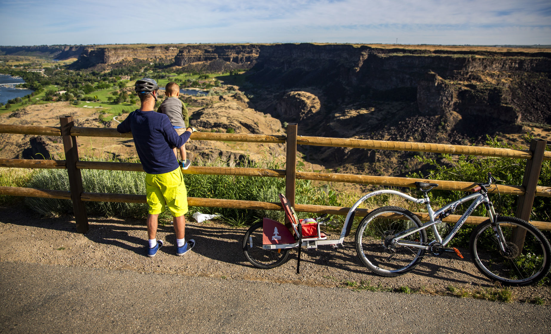 Biking with Jonathan
